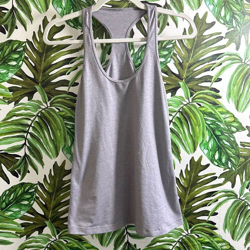 Lululemon heather purple/gray racerback tank top
